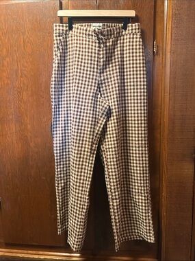Sonderhaus Perfect Pants - Brown Checkered Casual Pants